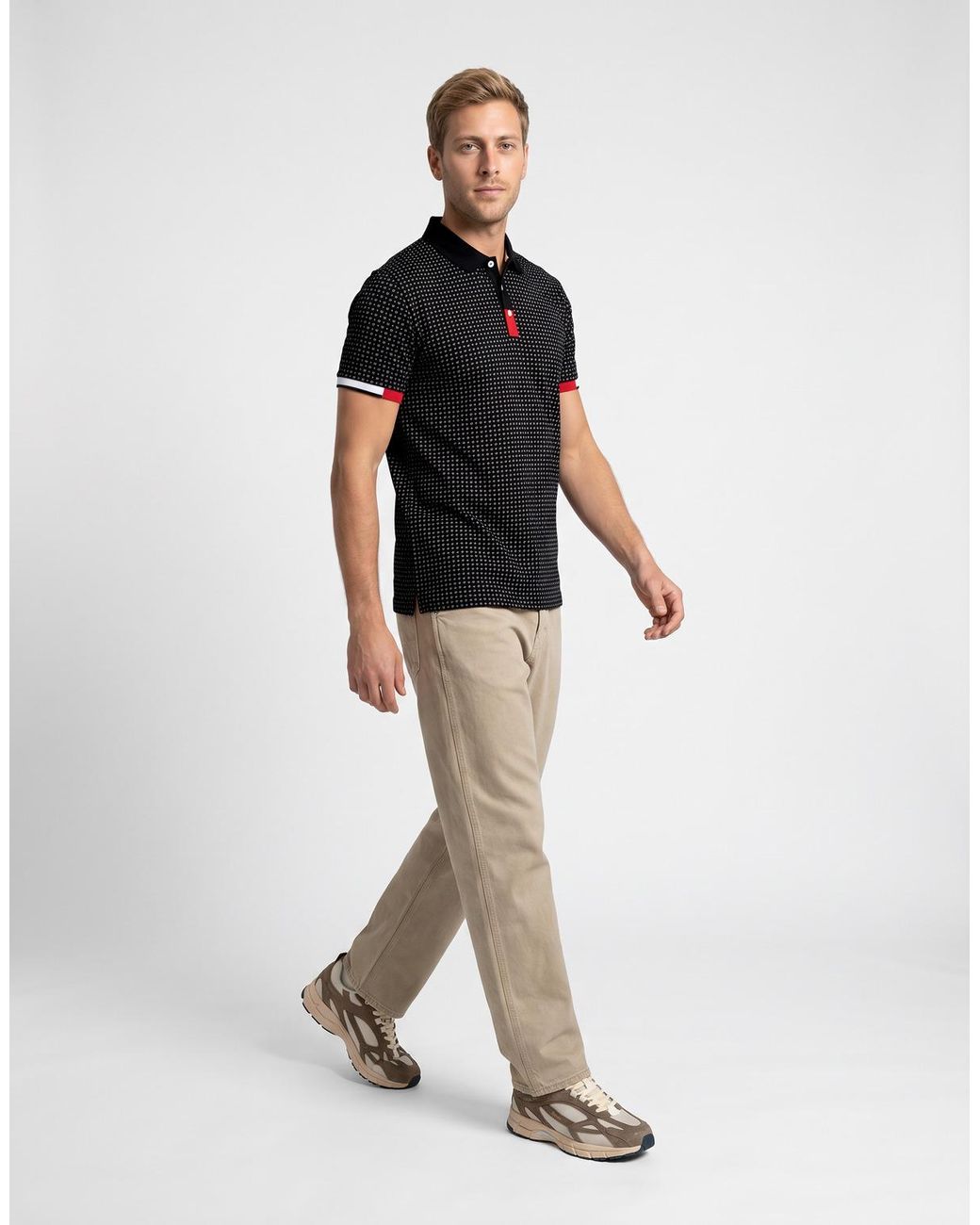 Polo Achird BOTD pour homme en coloris Black