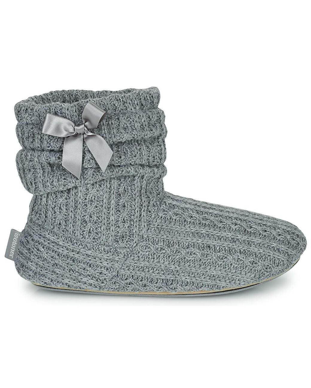 Chaussons Isotoner en coloris Gray