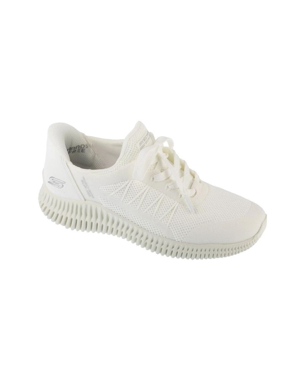 Baskets Basses Baskets Geo Lite Divine Pace Maille Respirante Skechers en coloris White
