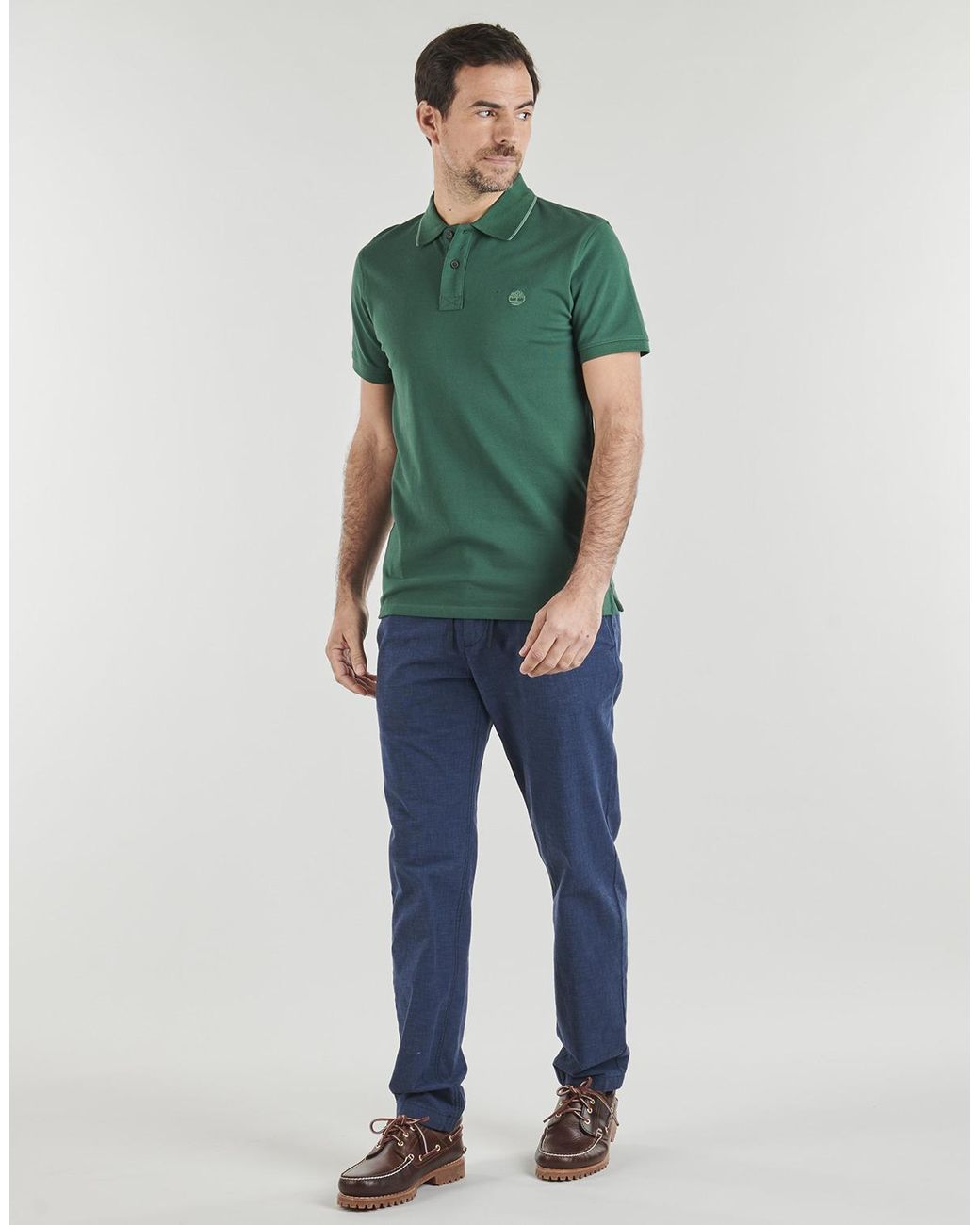 Timberland Harembroek Cotton Jogger in het Blue voor heren