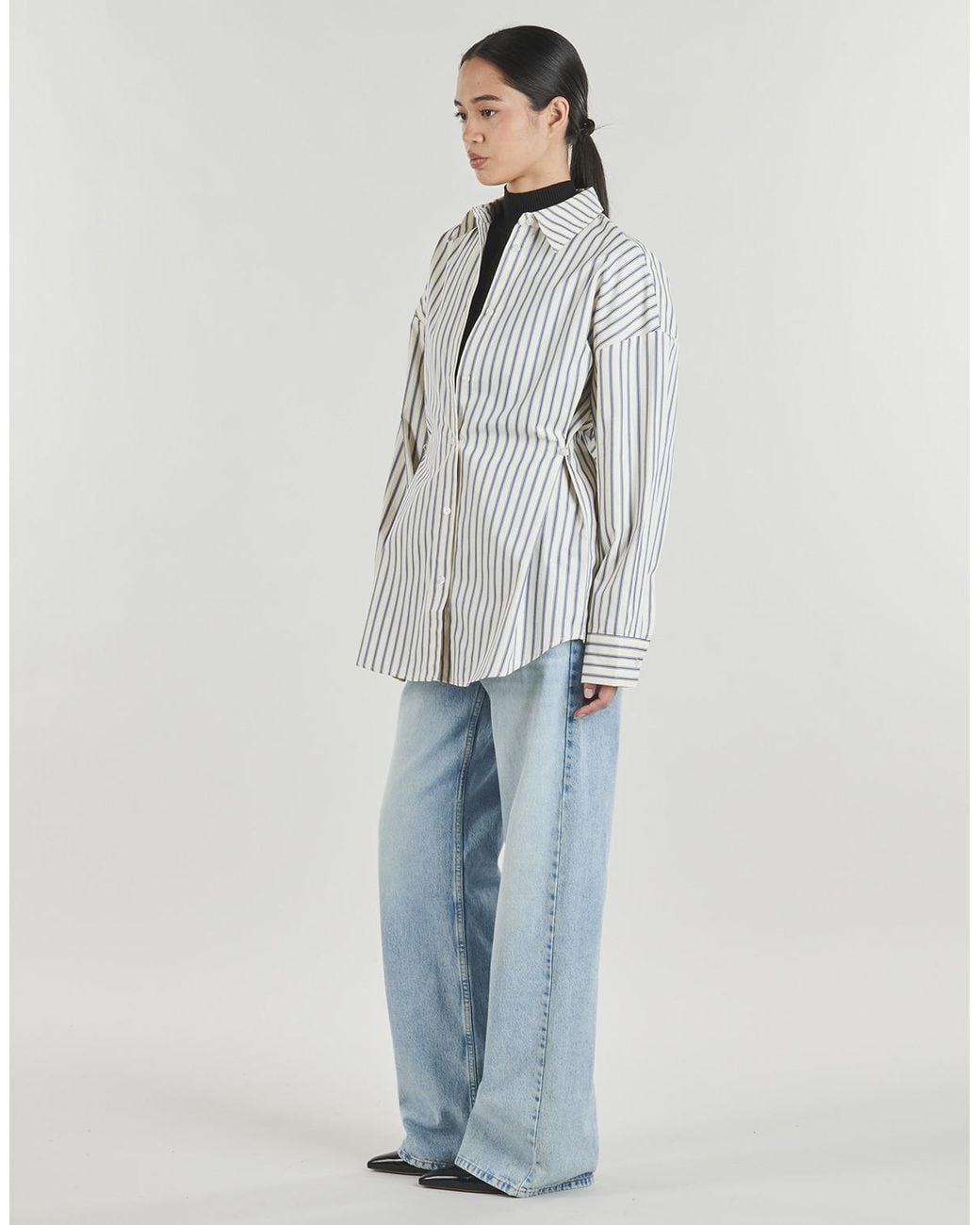 Minimum Overhemd Marley Shirt in het Blue