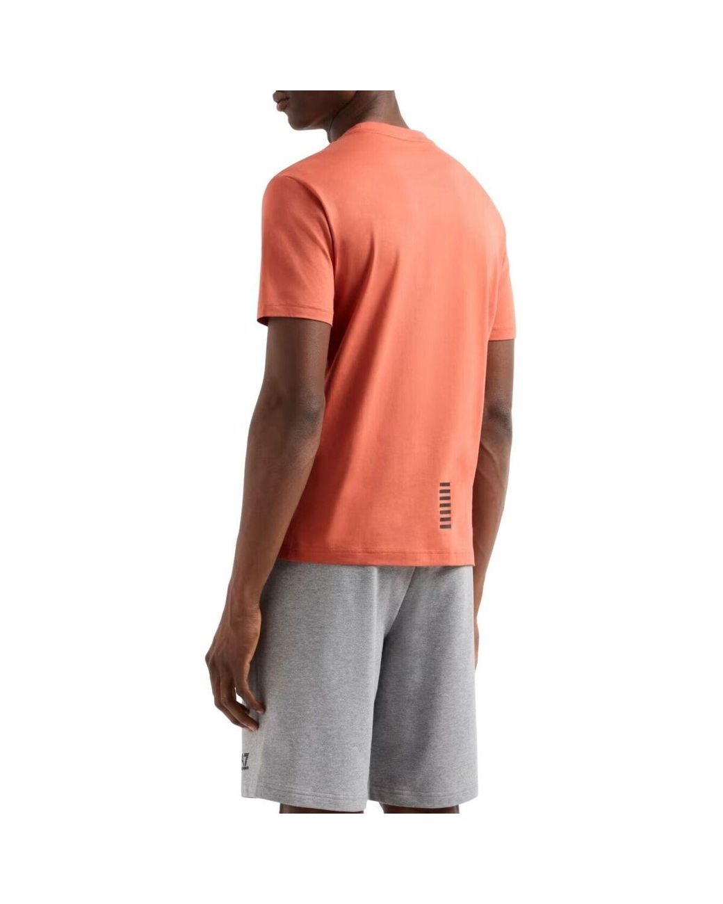 T-Shirt Core Identity Regular EA7 pour homme en coloris Orange