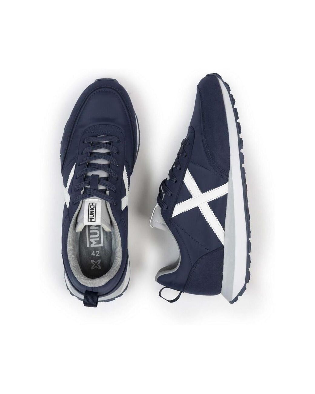 Baskets basses Munich pour homme en coloris Blue