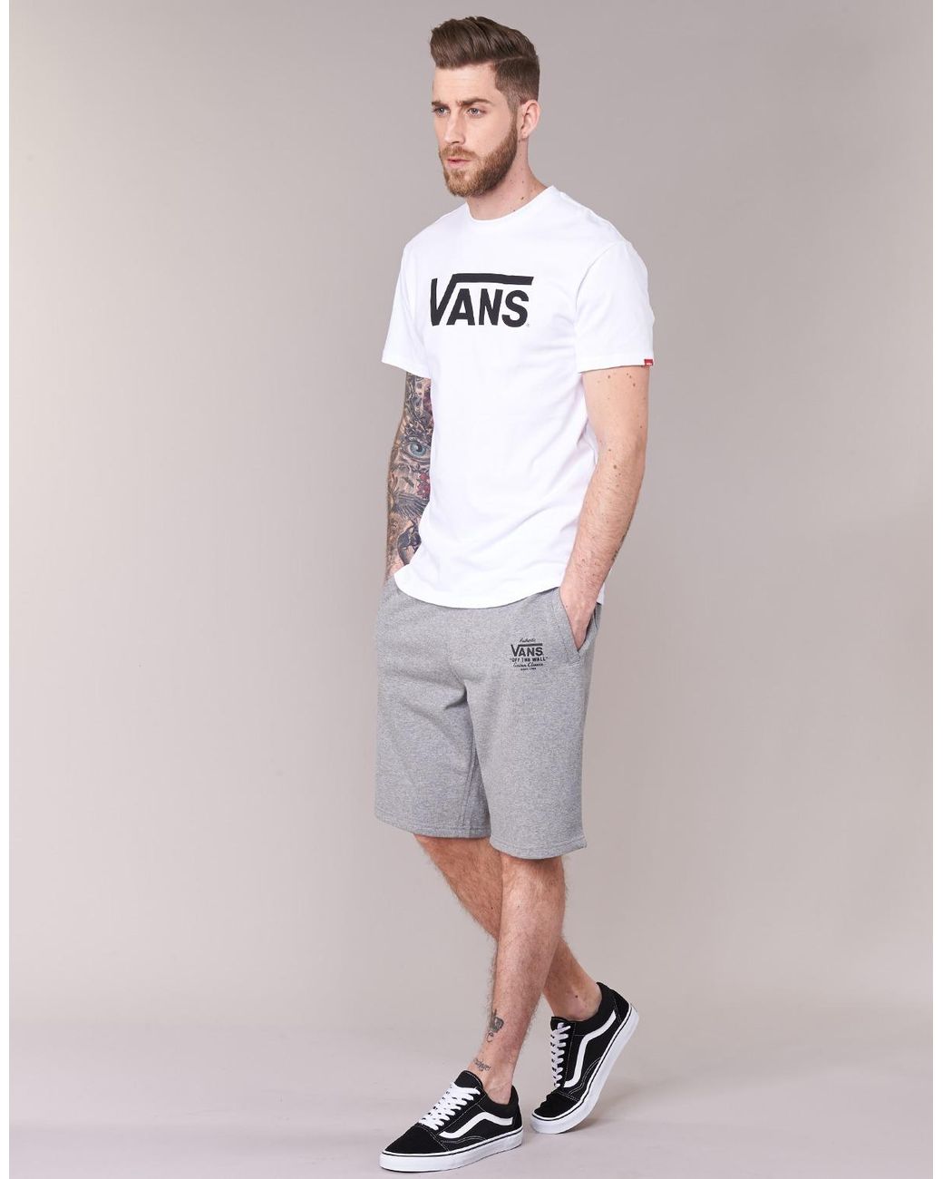 Vans T-Shirt Korte Mouw Classic in het White voor heren