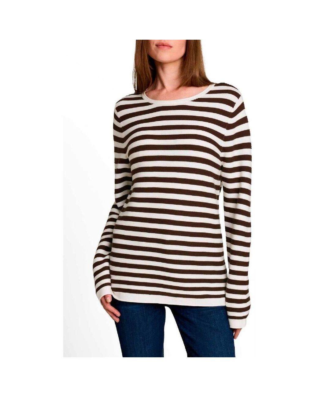 Pull Pull Stripe Tom Tailor en coloris Black