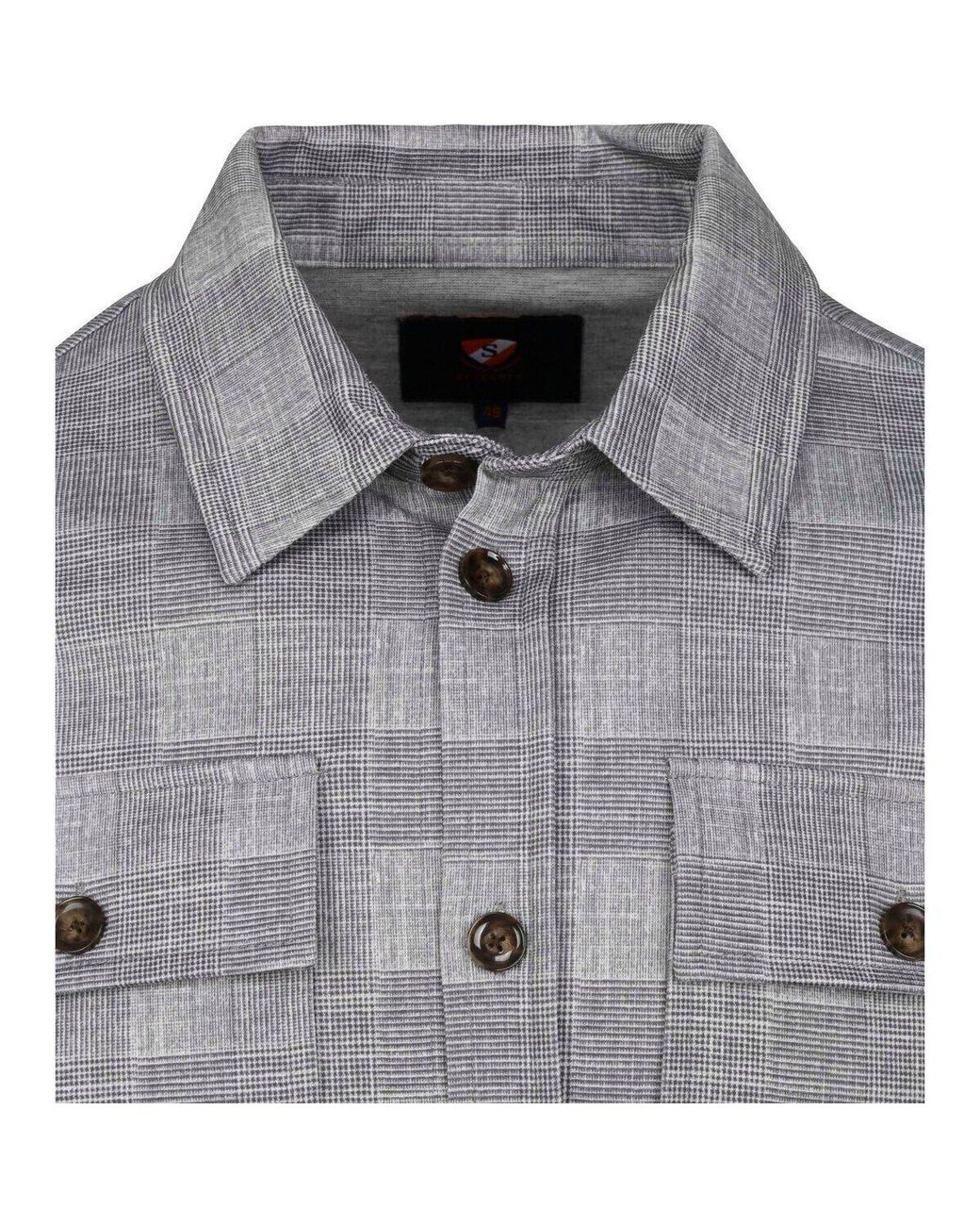 Surchemises Surchemise Liv A Carreaux Suitable pour homme en coloris Gray