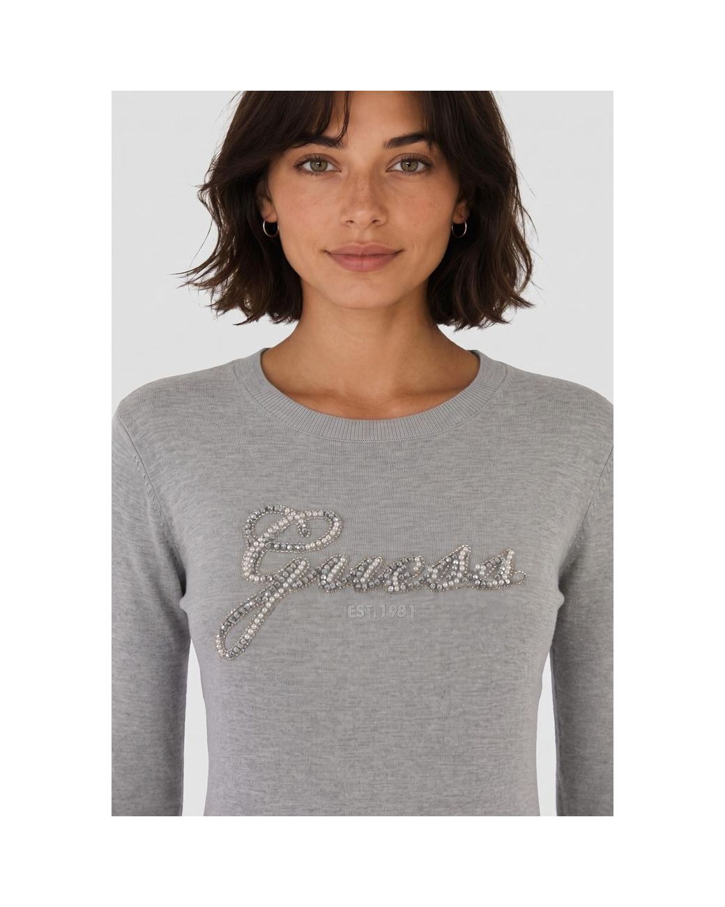 Pull W6Br53 Guess en coloris Gray