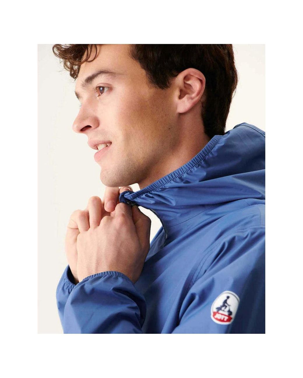 Manteau Veste à capuche bleue J.O.T.T pour homme en coloris Bleu | Lyst