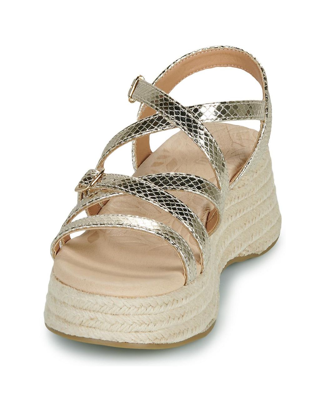 MTNG Metallic Keilabsatzsandalen 59897