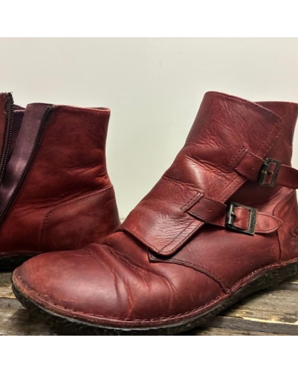 Bottines Kikers Kickers en coloris Red