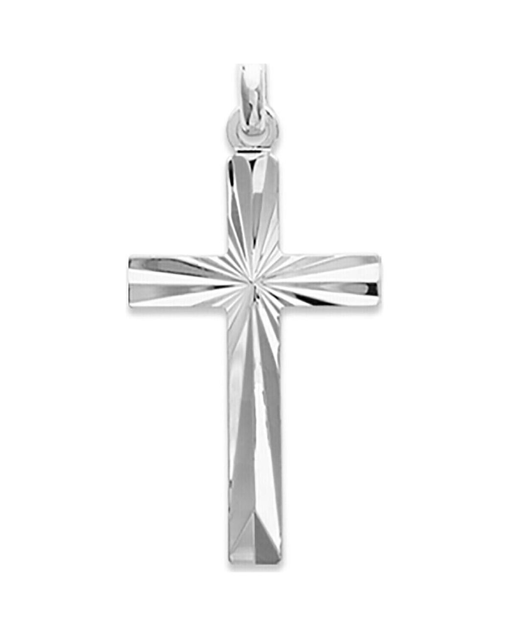 Pendentifs Pendentif Croix Ciselée Brillaxis en coloris White