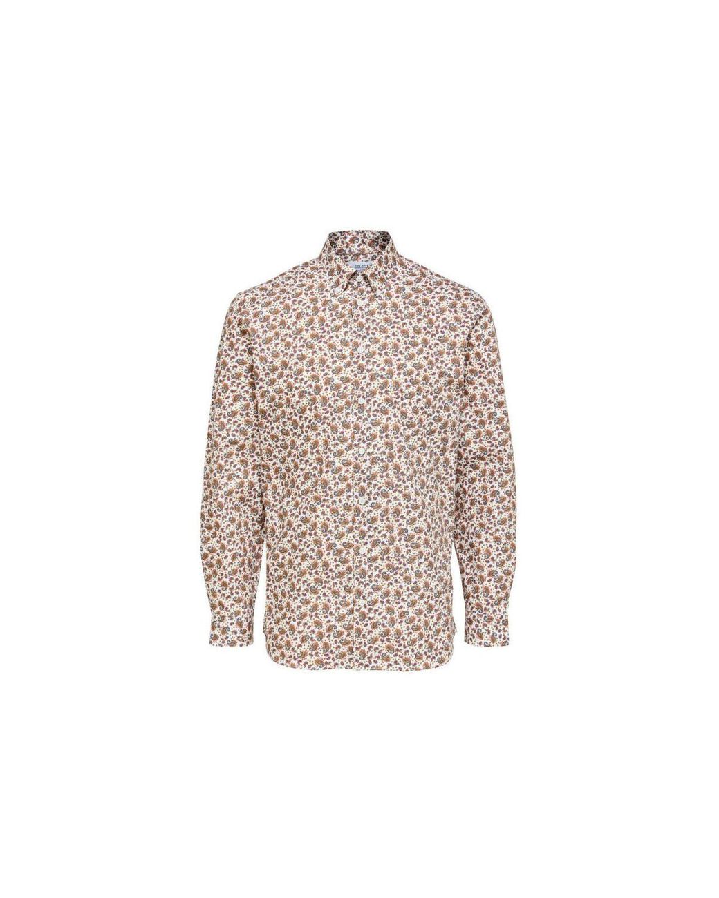 Chemise 6200501 SELECTED pour homme en coloris White