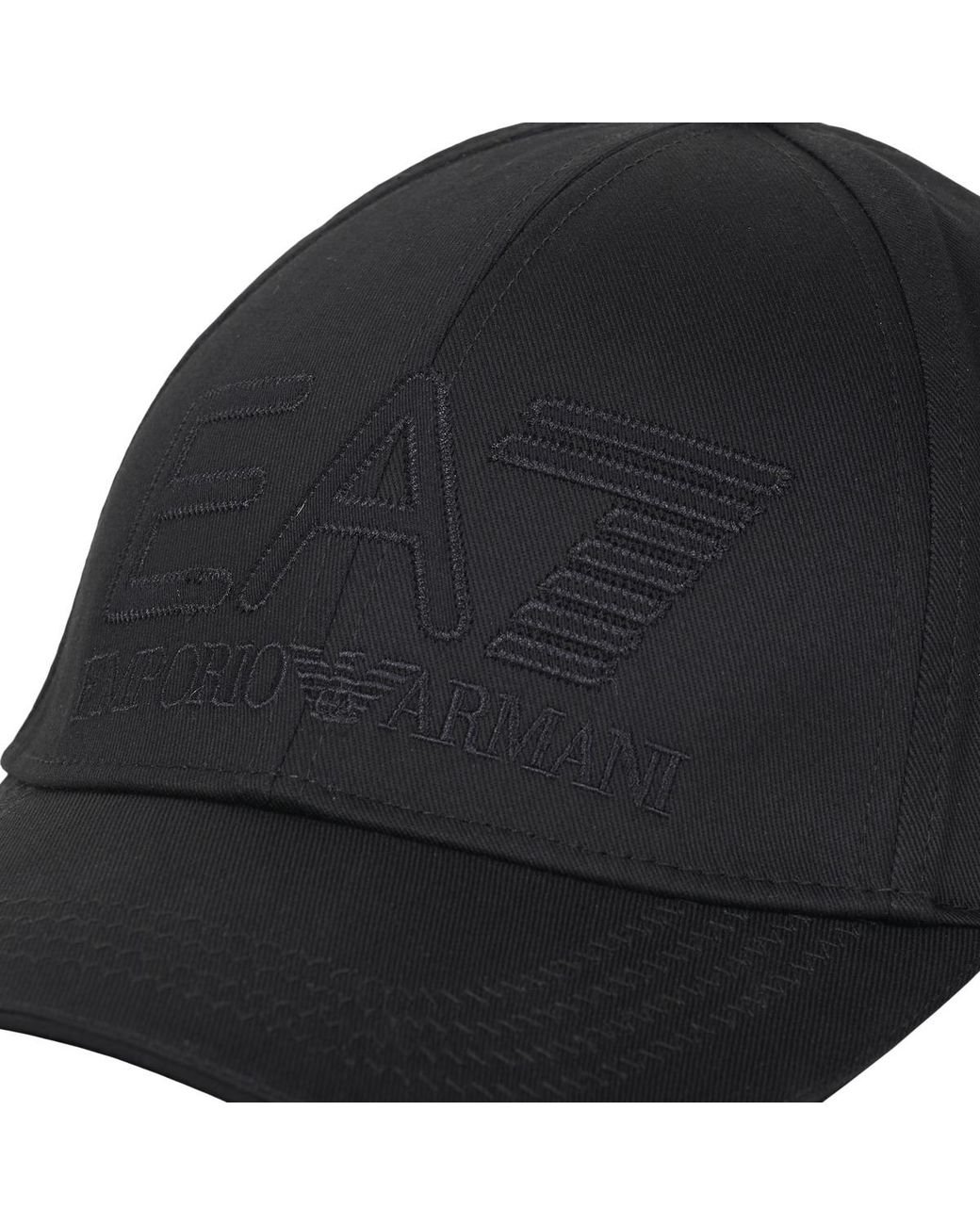 EA7 Schirmmütze 7X000321 in Black für Herren