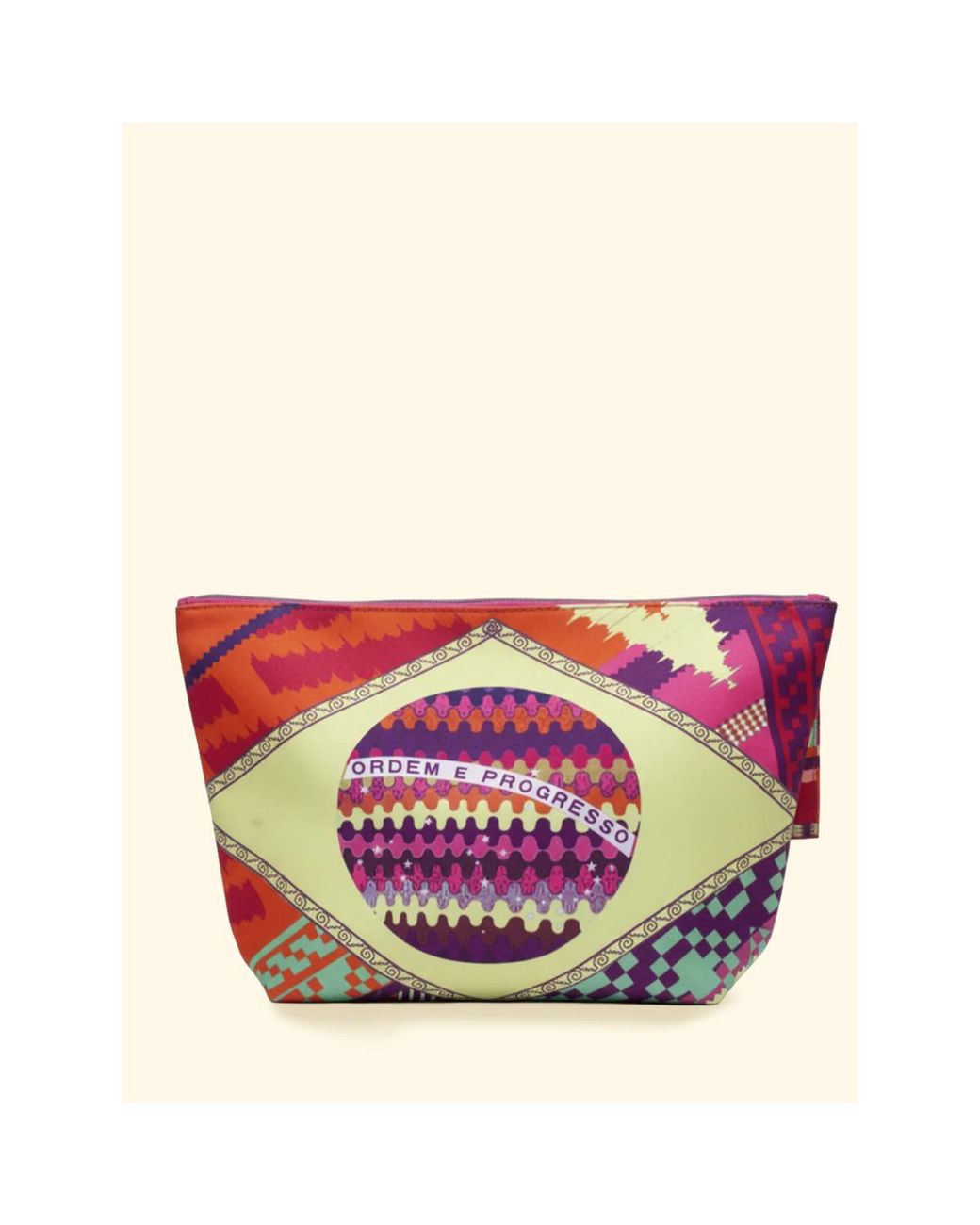 Pochette F * * K en coloris Multicolor