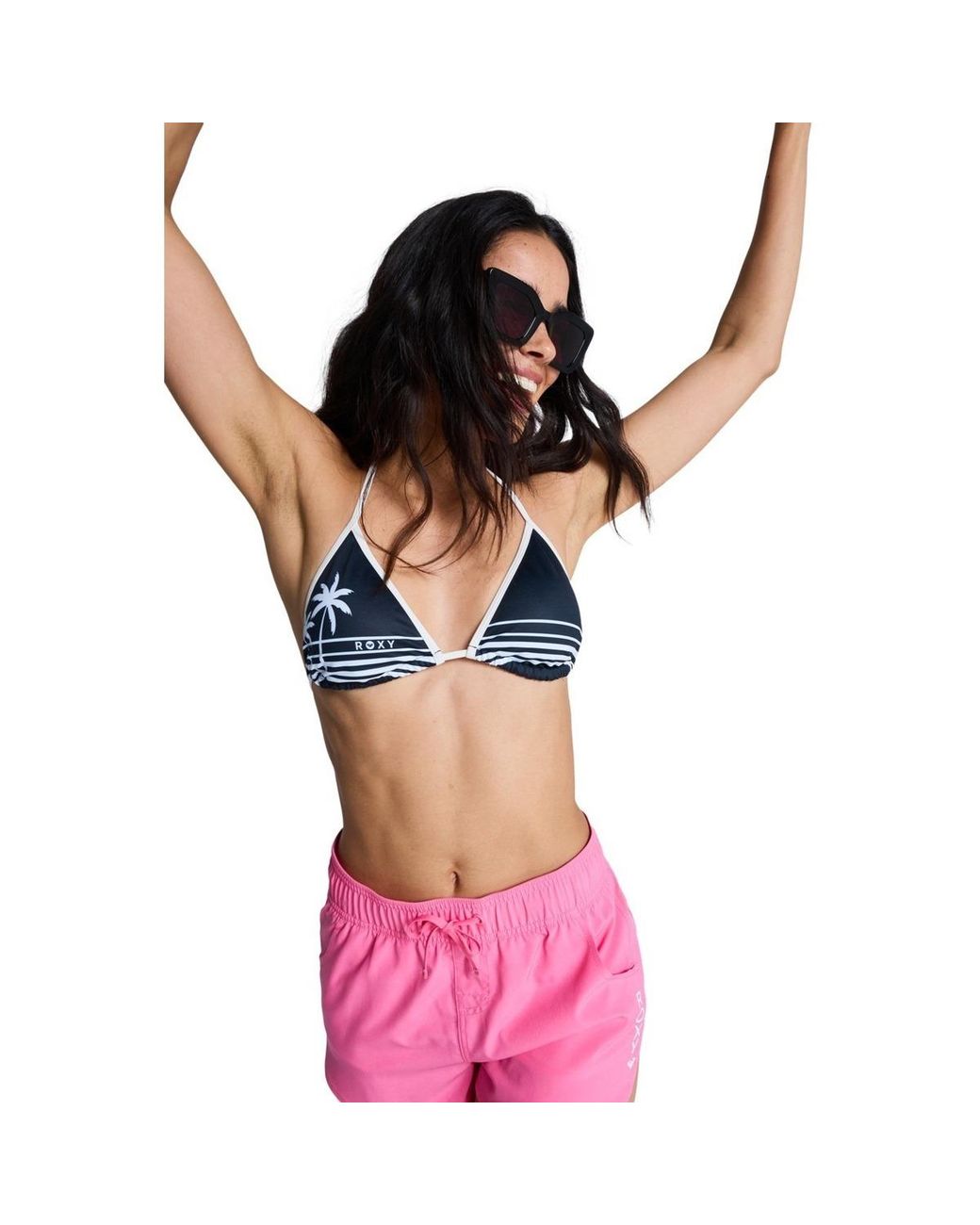 Maillots De Bain The Retro Essentials Tiki Tri Roxy en coloris Blue
