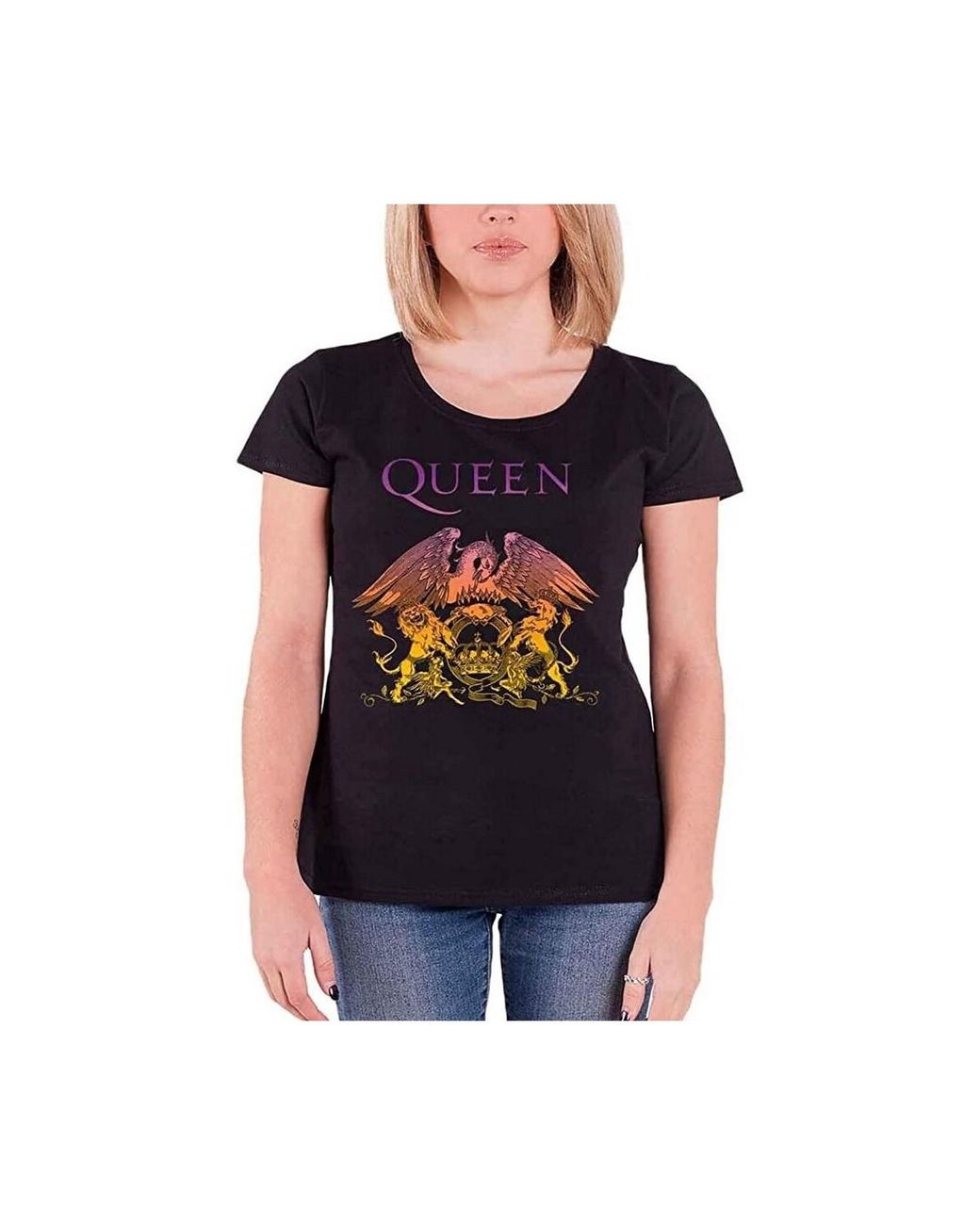 T-Shirt Ro2921 Queen en coloris Black
