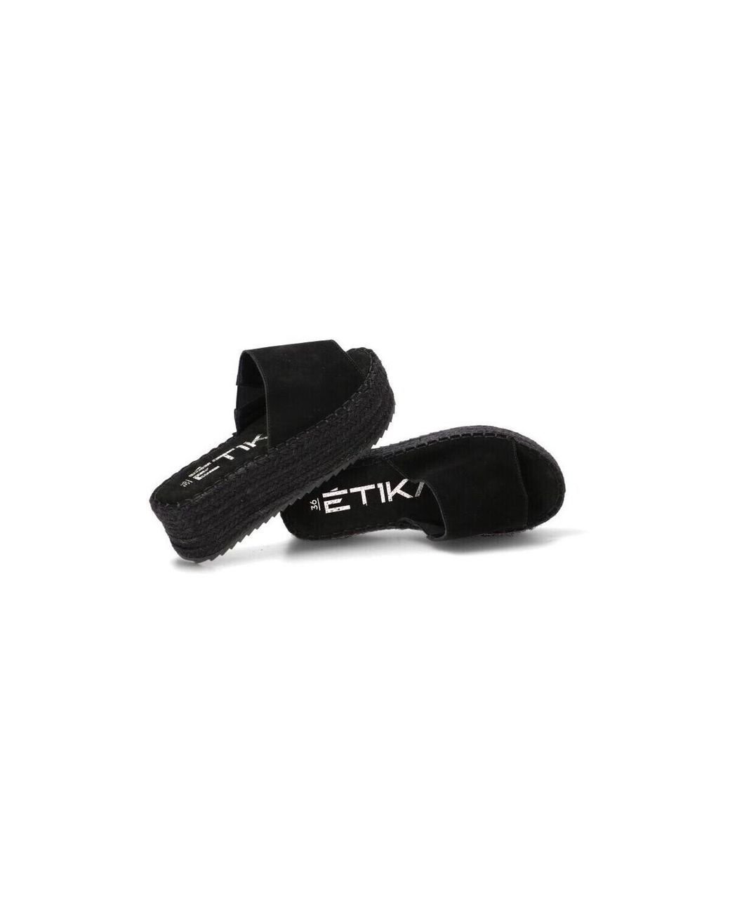Espadrilles 812426 Etika en coloris Black