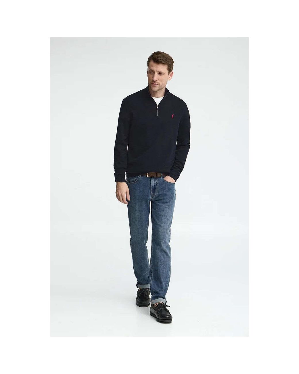 Pull RIGBY GO ZIPPER COTTON VO POLO CLUB pour homme en coloris Black