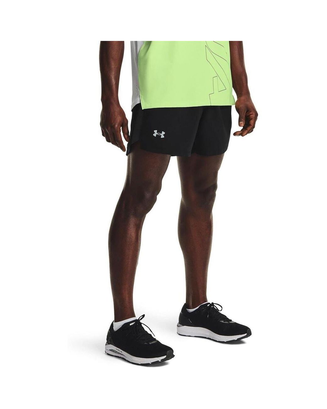 Short Launch Under Armour pour homme en coloris Black