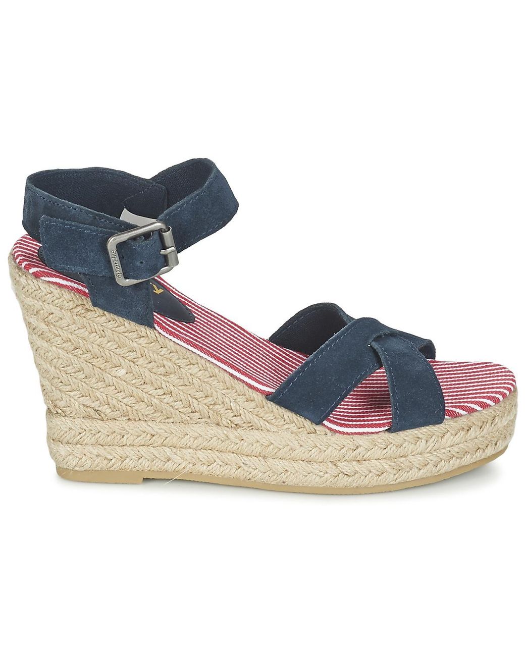 superdry espadrille sandal wedge
