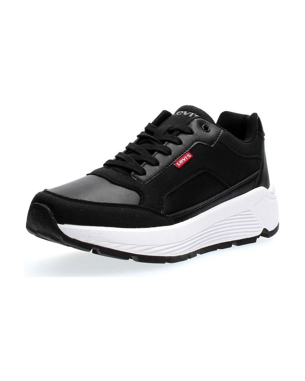 levis black trainers