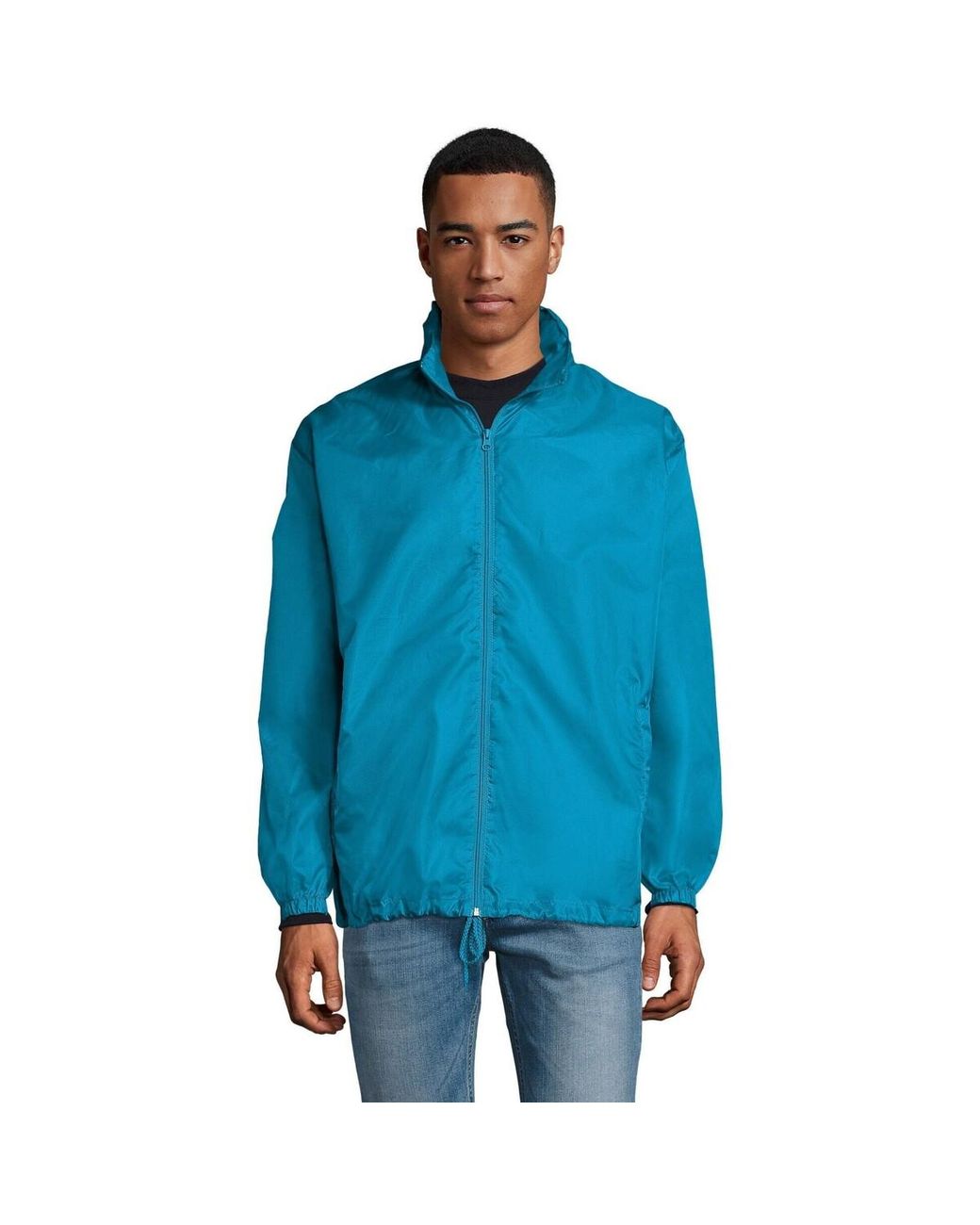 Blouson Shift Sol's en coloris Blue