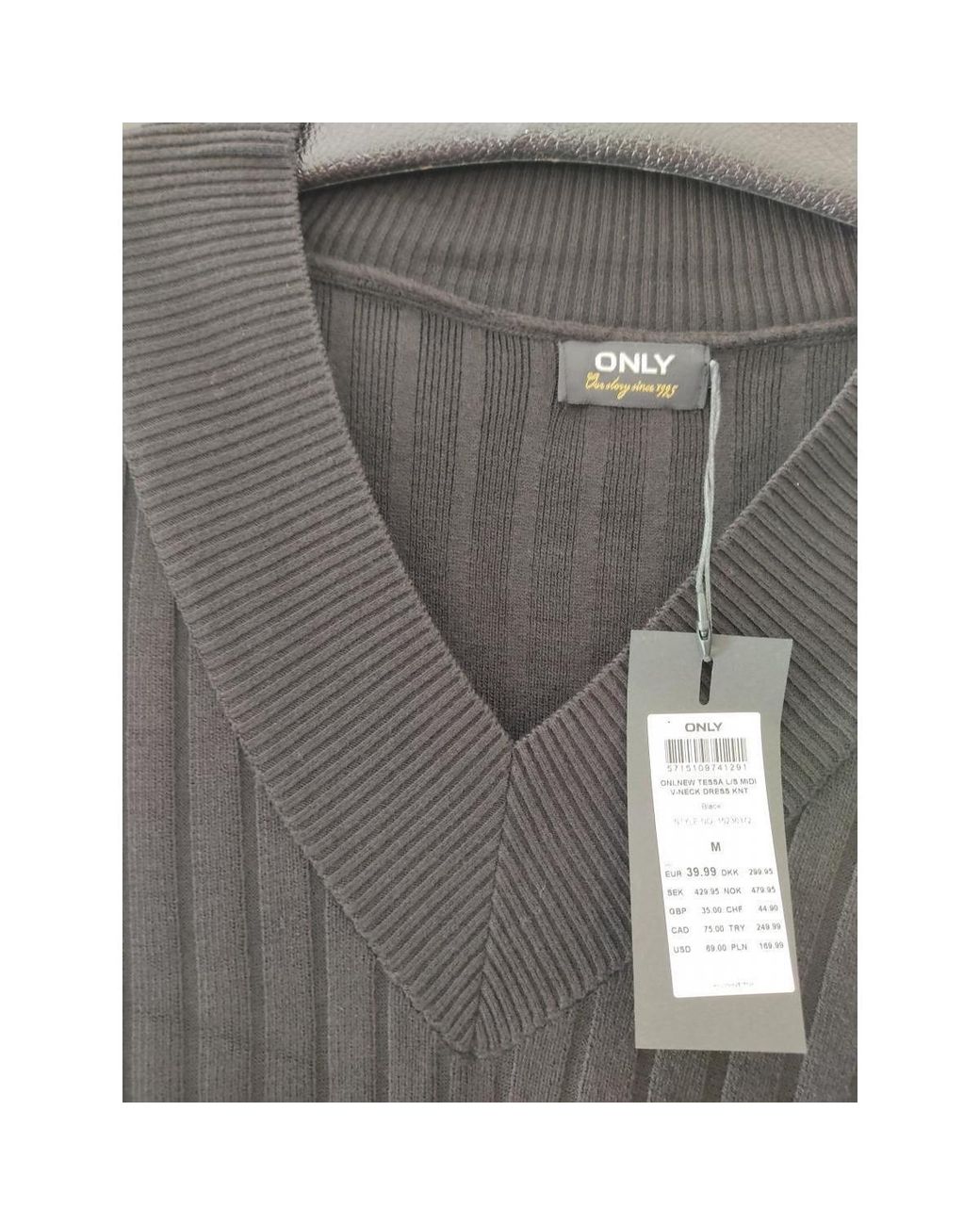 Robe Robe pull only ONLY en coloris Black