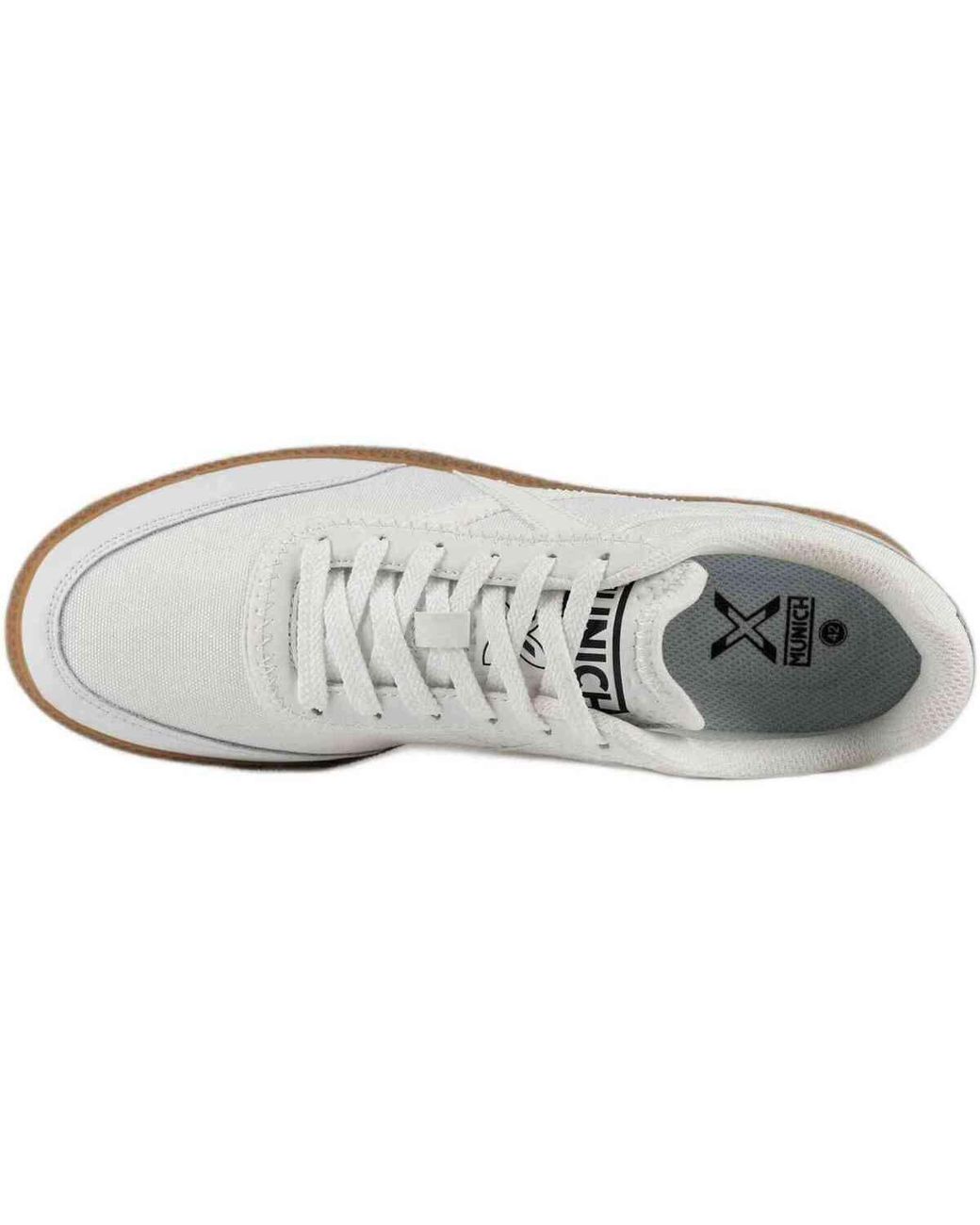 Baskets Basses 4078009 Munich pour homme en coloris White