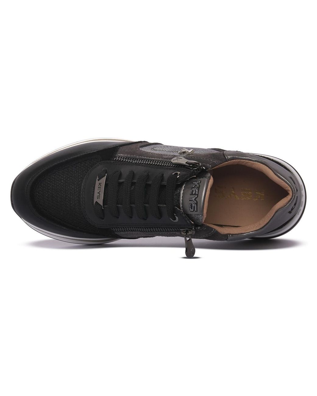 Baskets Basses Sky Keys en coloris Black