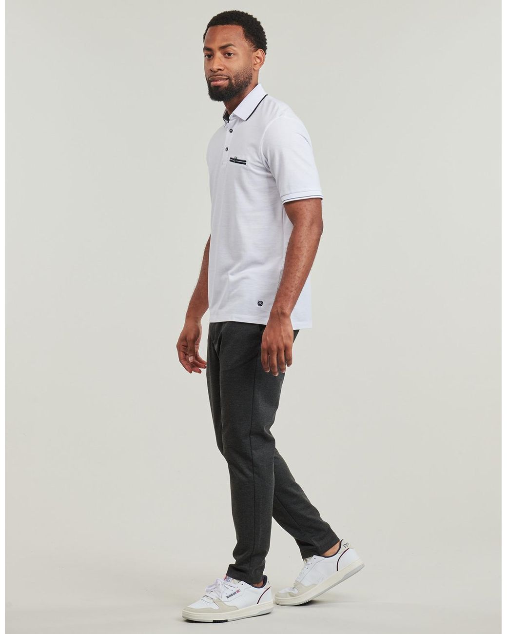 Polo Jprblumilliard Jack & Jones pour homme en coloris White