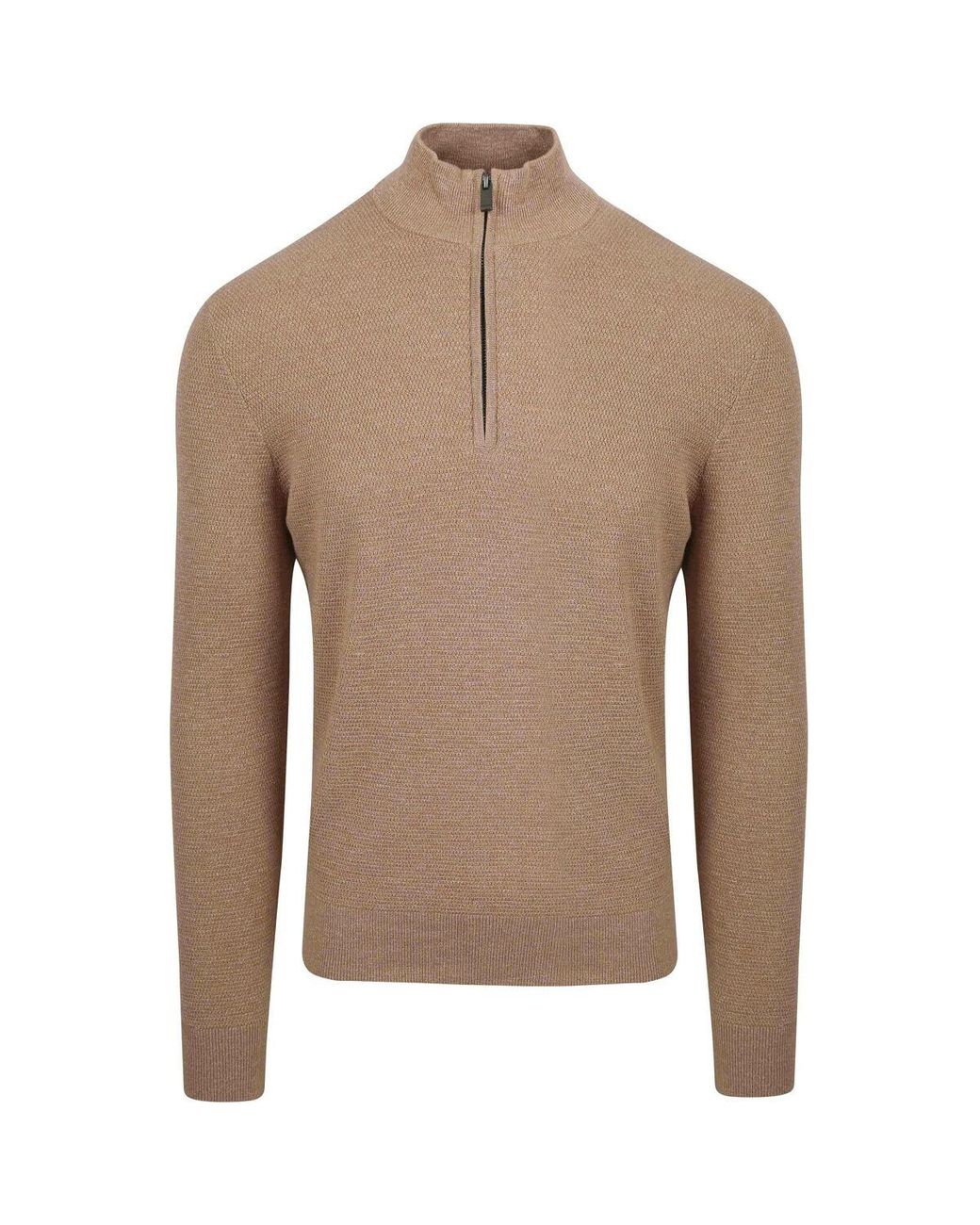 Sweatshirts Pull Half Zip Structure Suitable pour homme en coloris Brown