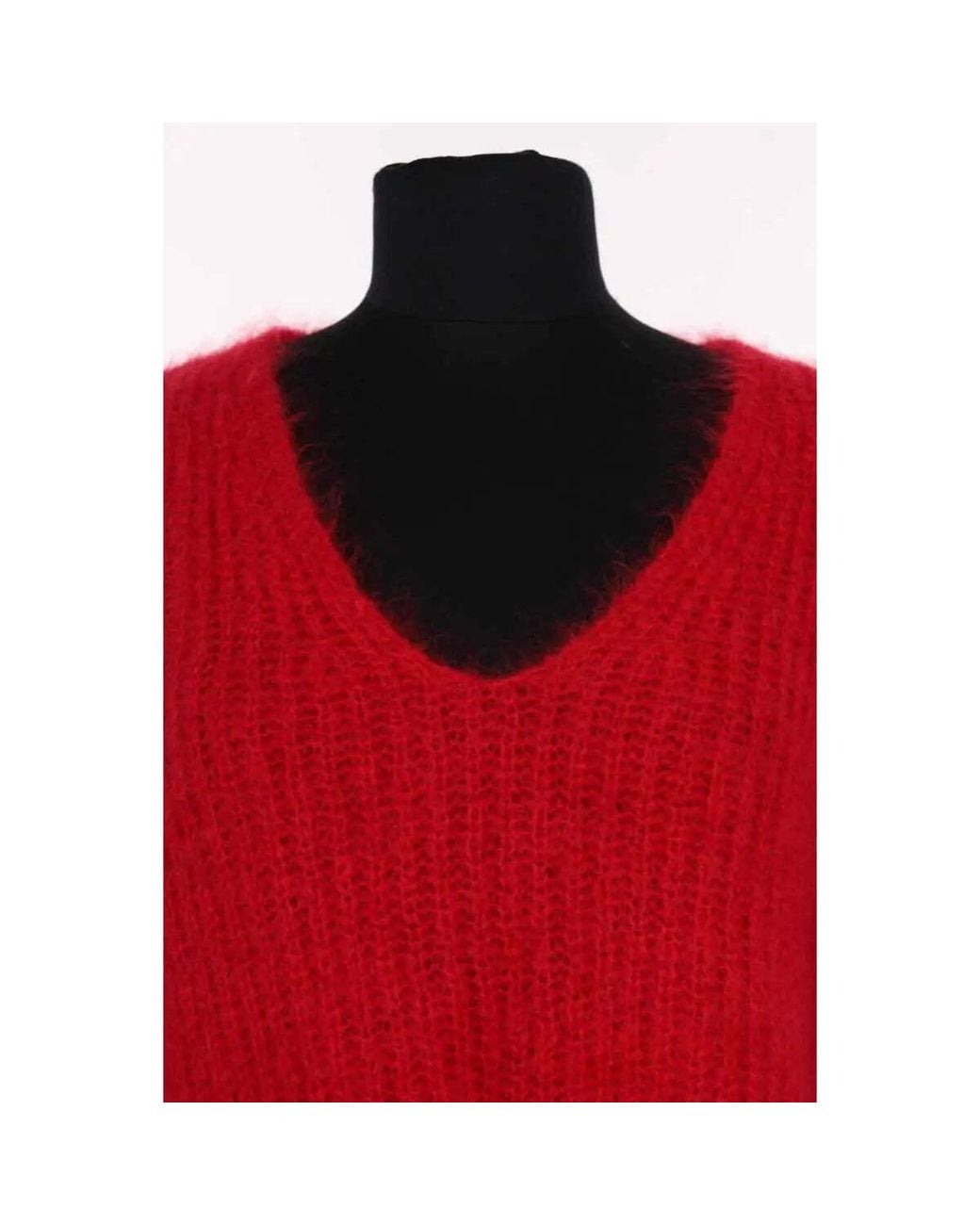 Pull Pull Des Petits Hauts en coloris Red