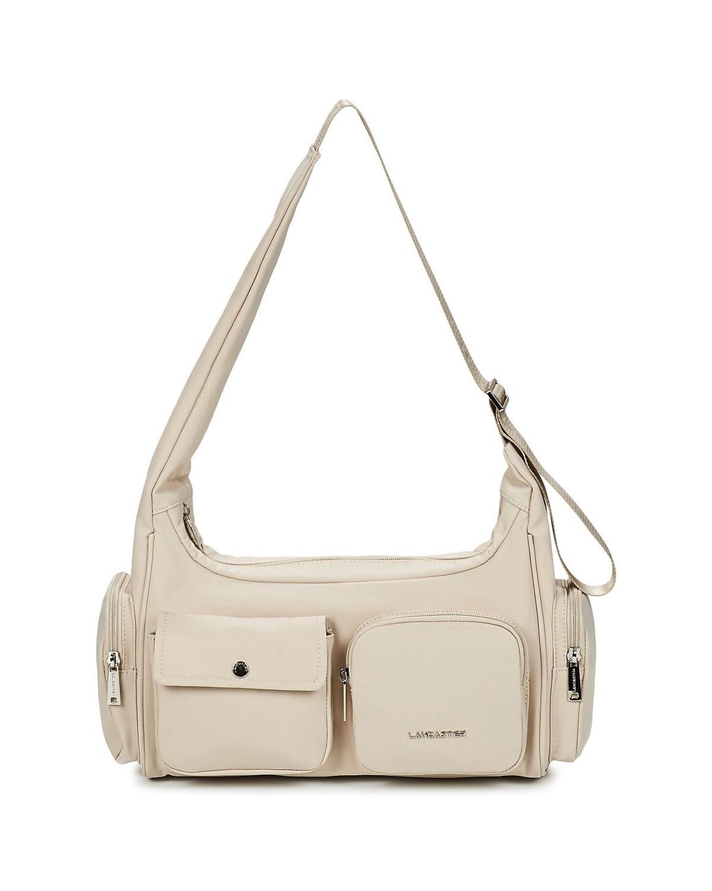 Borsa A Spalla Basic Pocket 92 di Lancaster in Natural