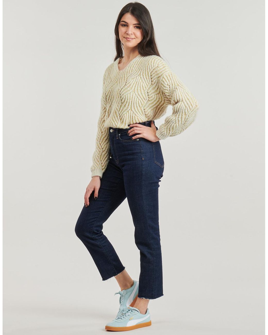 Pull ONLELIN ONLY en coloris Green