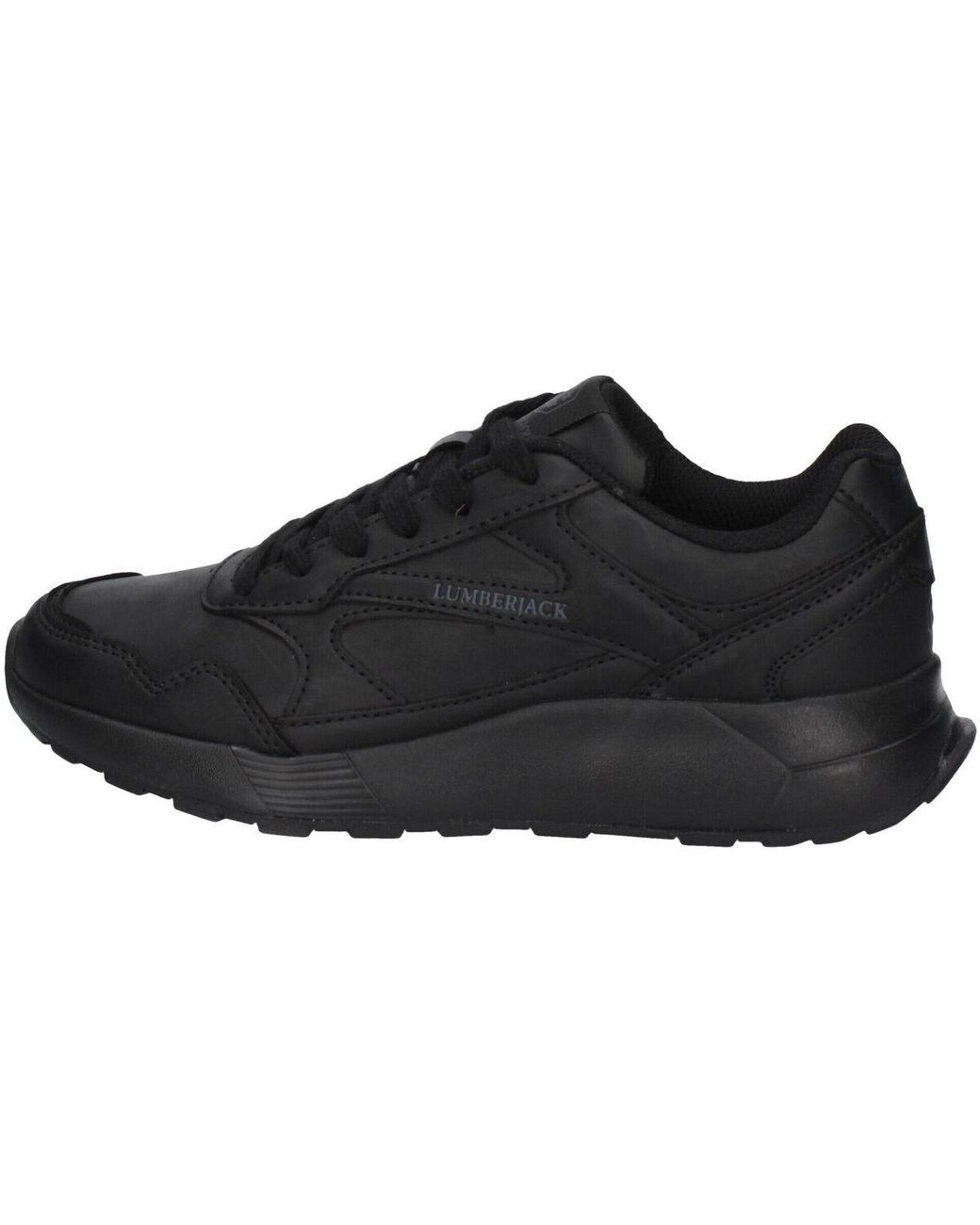 Baskets basses Lumberjack en coloris Black