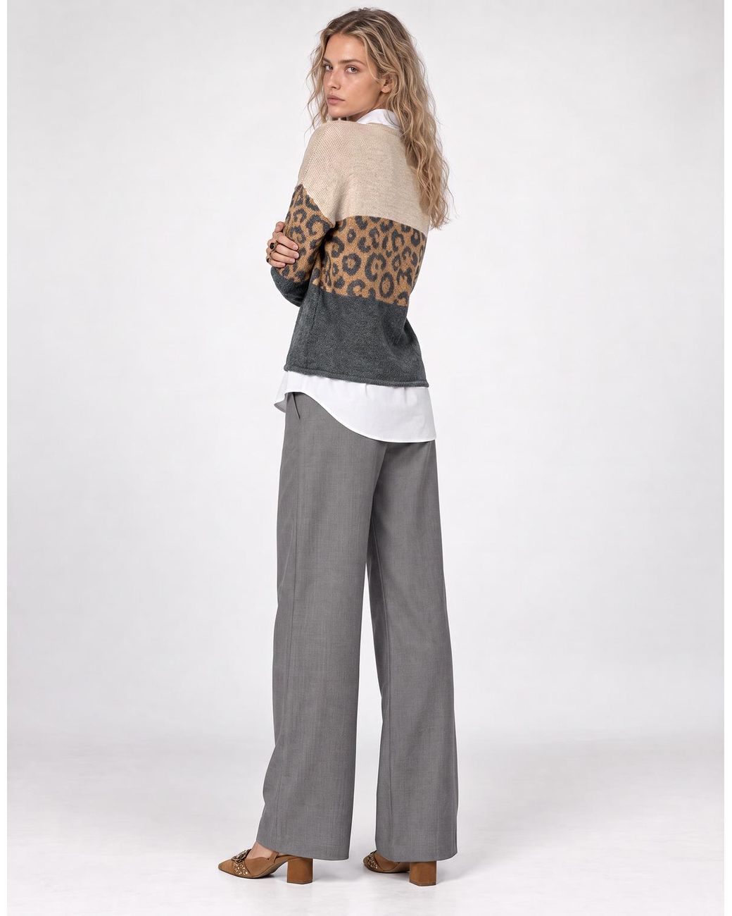 Pull Onljade ONLY en coloris Gray