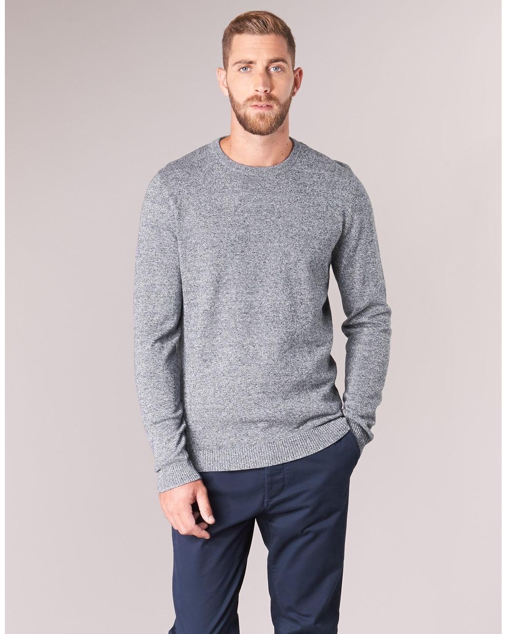Jack & Jones Pullover jjebasic in Gray für Herren