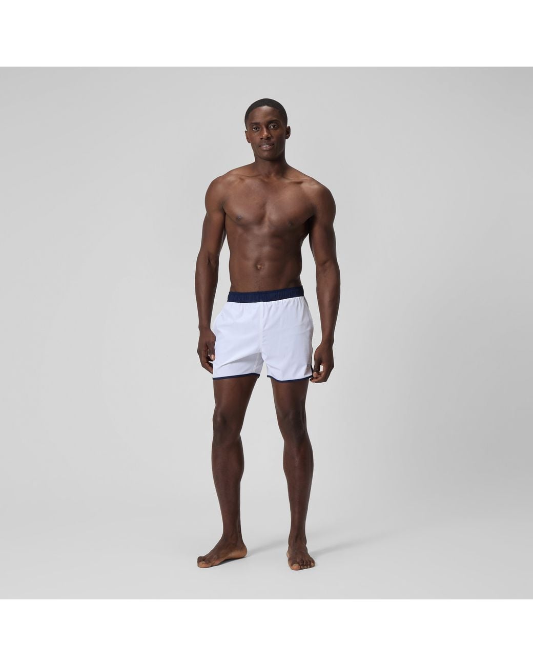 Speedo White Jetstream Logo Swim Shorts for men