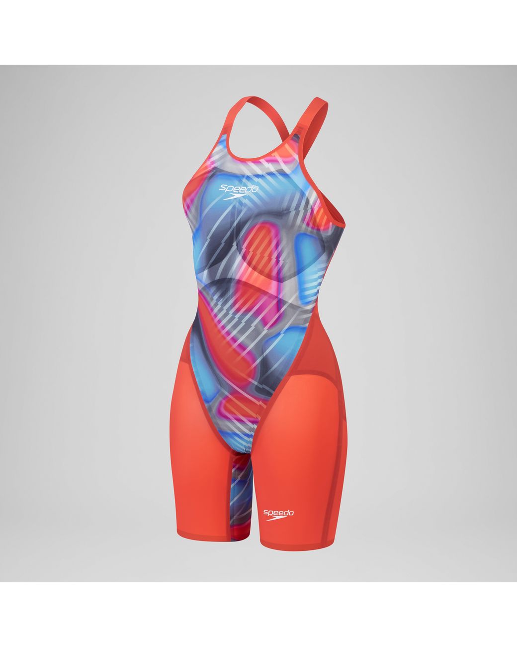 Speedo Red Fastskin Lzr Pure Valor 2.0 Openback Kneeskin