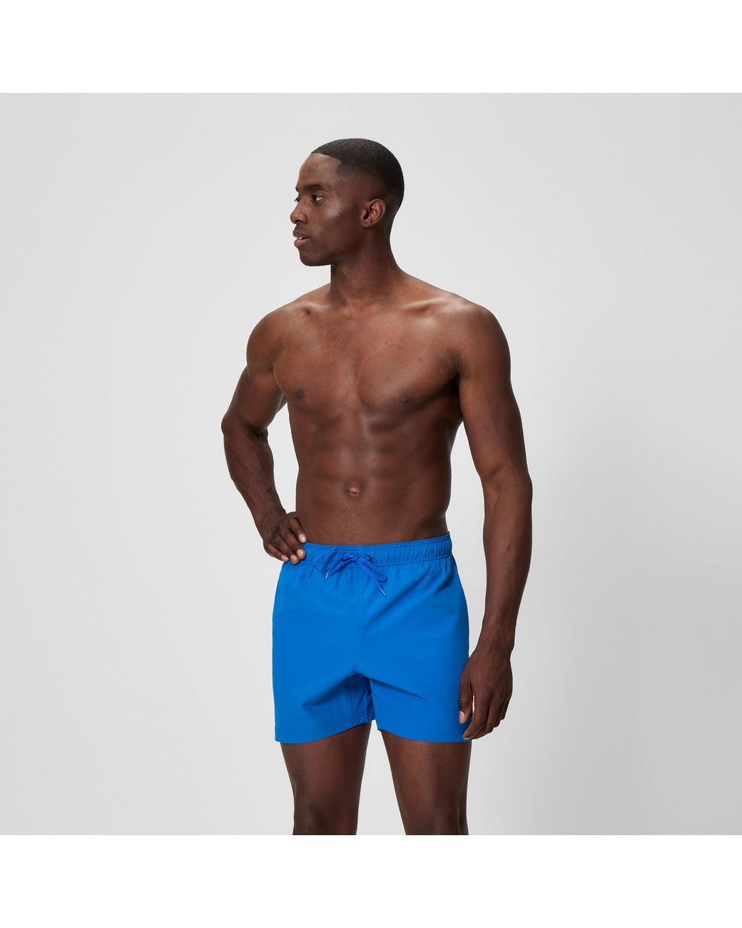 Speedo Blue Classic Logo Swim Shorts for men