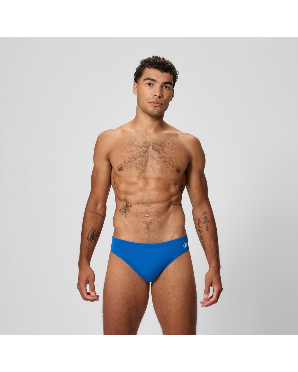 Speedo Blue Endurance+ Logo Brief for men