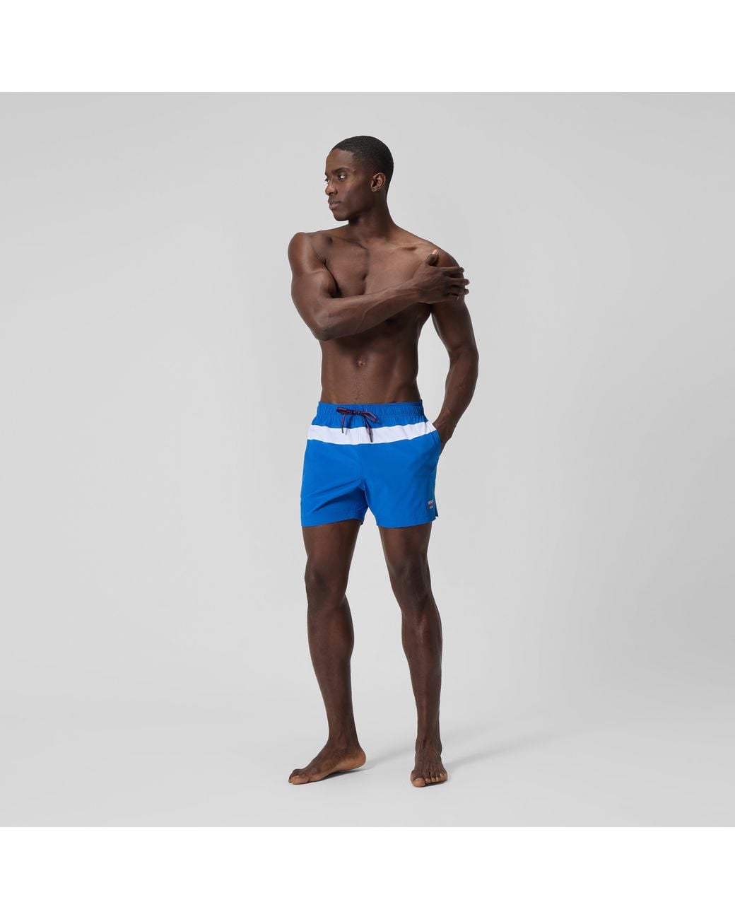Speedo Blue Jetstream Retro Volley Swim Shorts for men