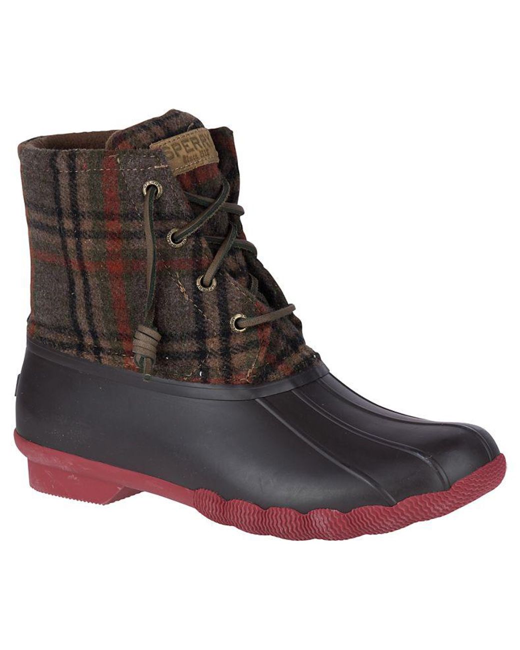 Saltwater Plaid Duck Boot 