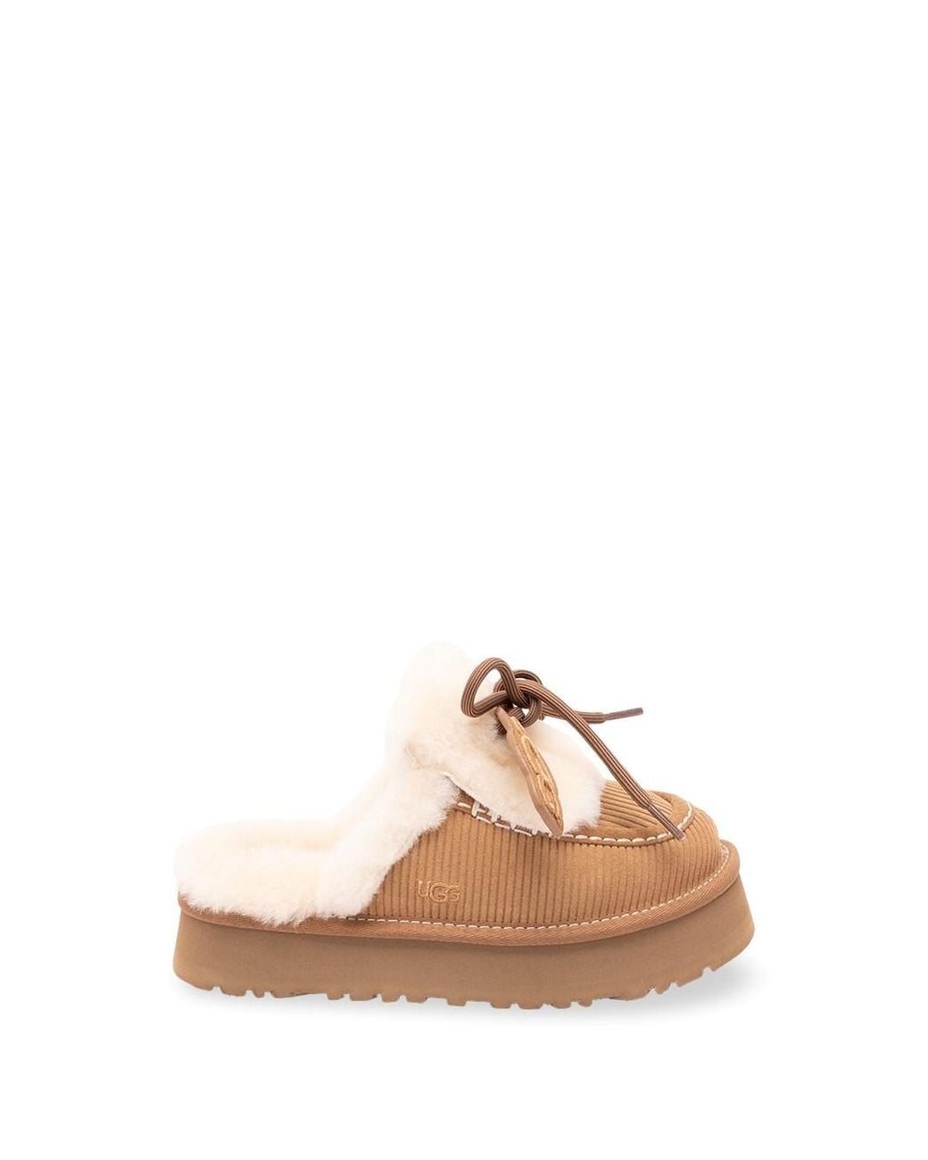 Ugg Brown Disquette Heritage Slippers