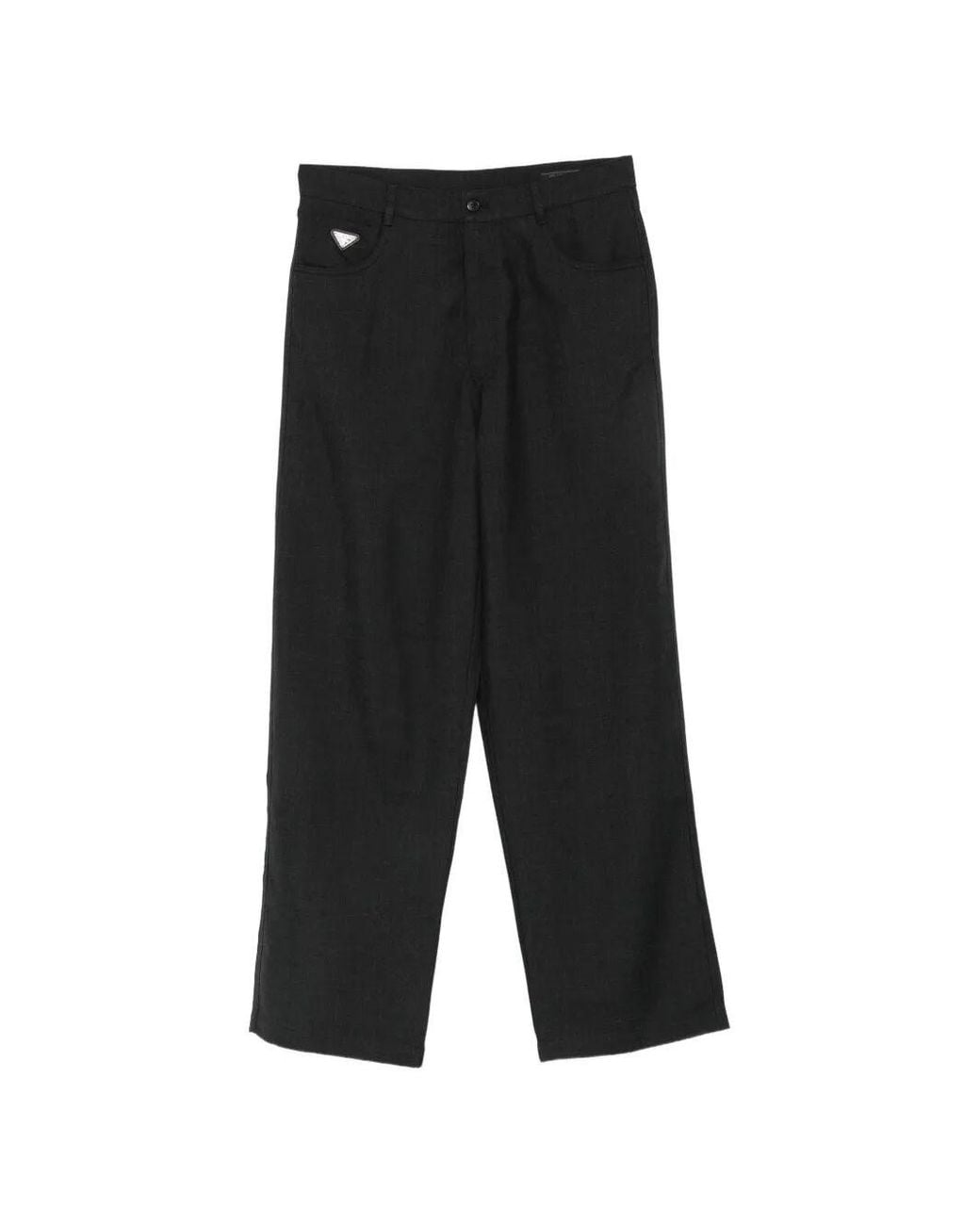 Prada Black Wool Pants for men