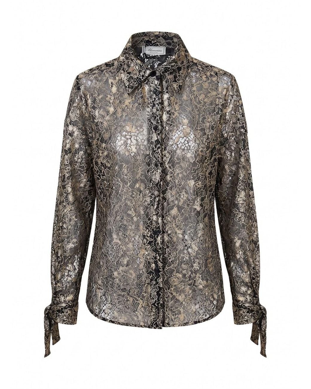 Blumarine Gray Shirt
