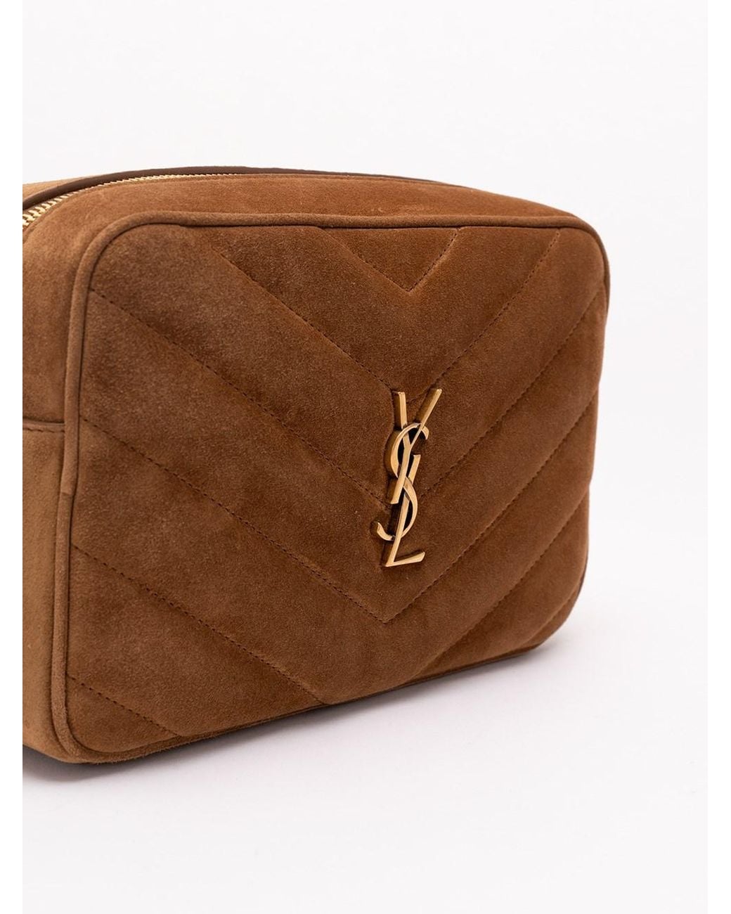 Saint Laurent Brown Loulou Camera Bag
