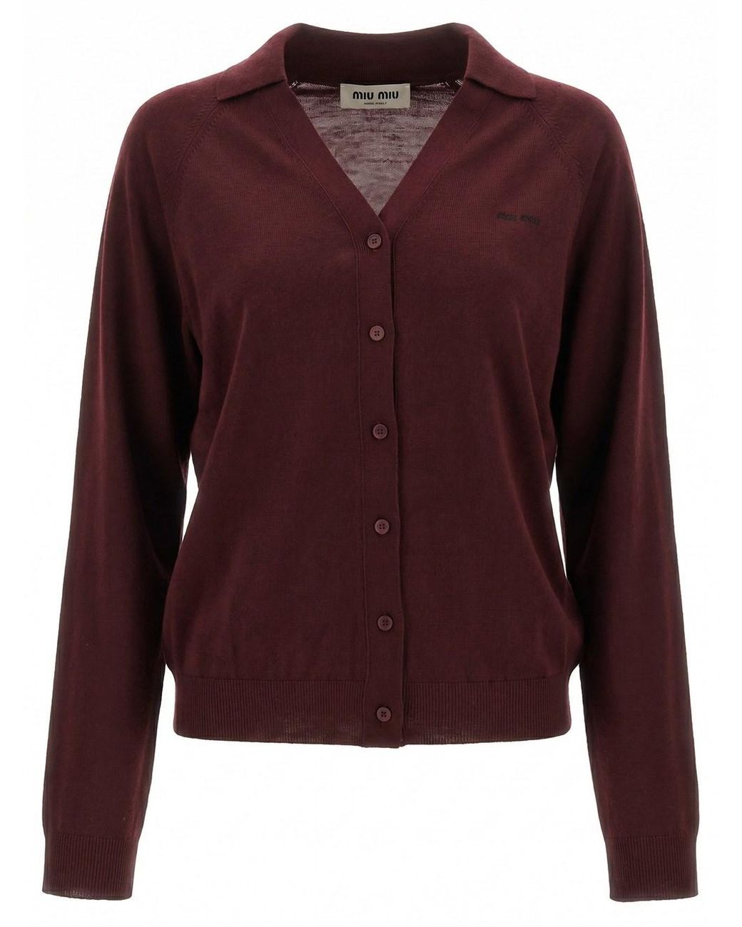 Miu Miu Purple Cardigan