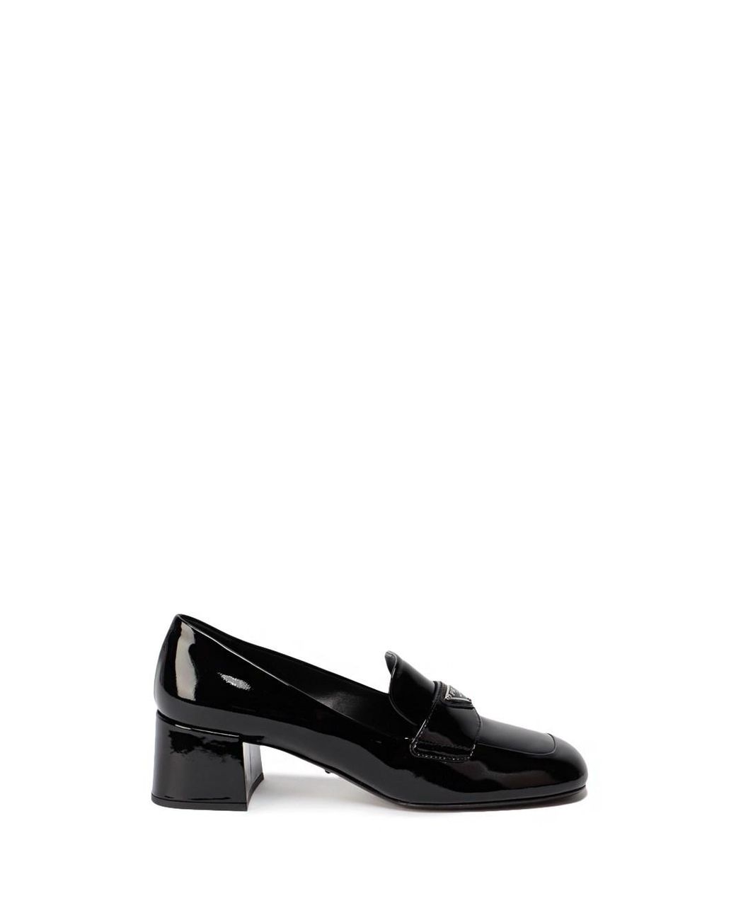 Prada Patent Leather Loafers in Black Lyst