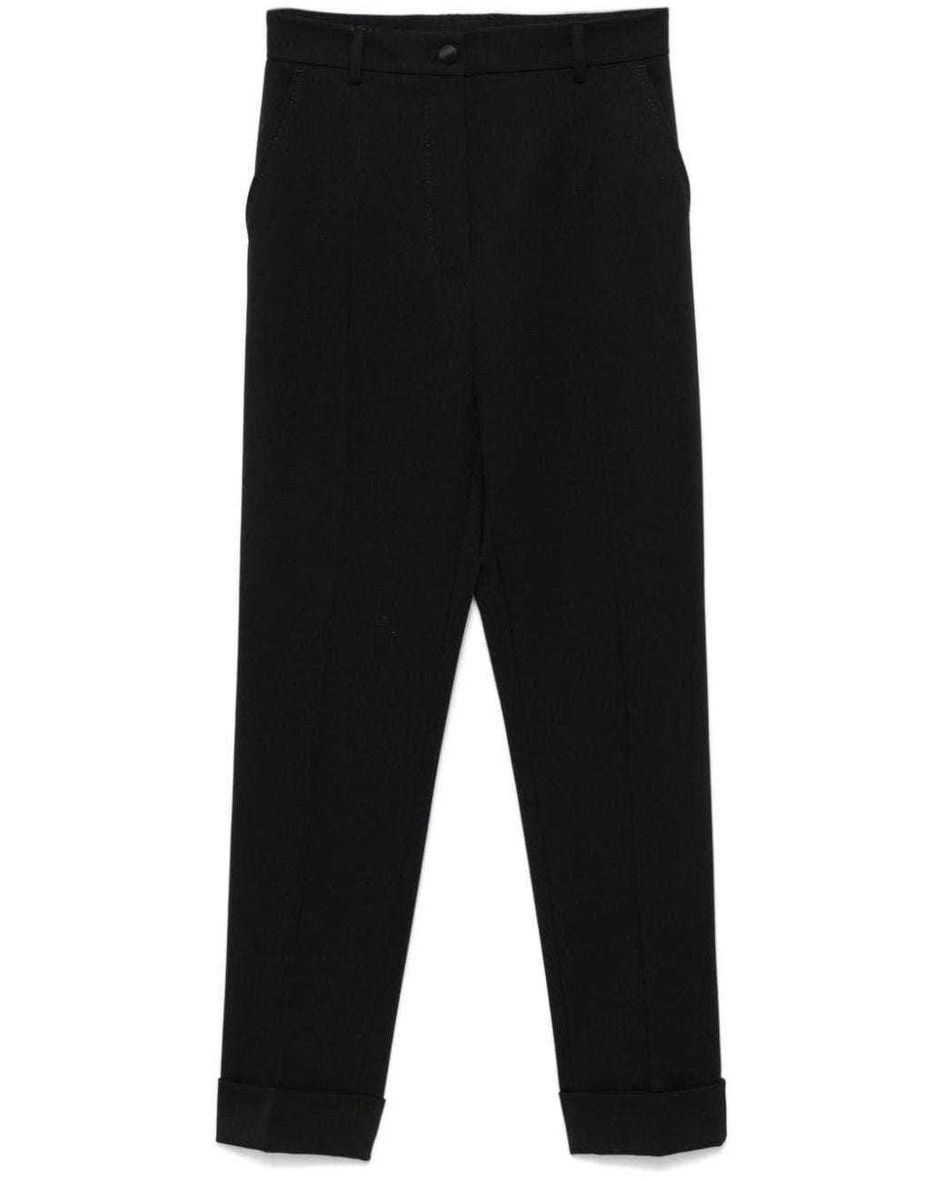 Dolce & Gabbana Black Wool Trousers